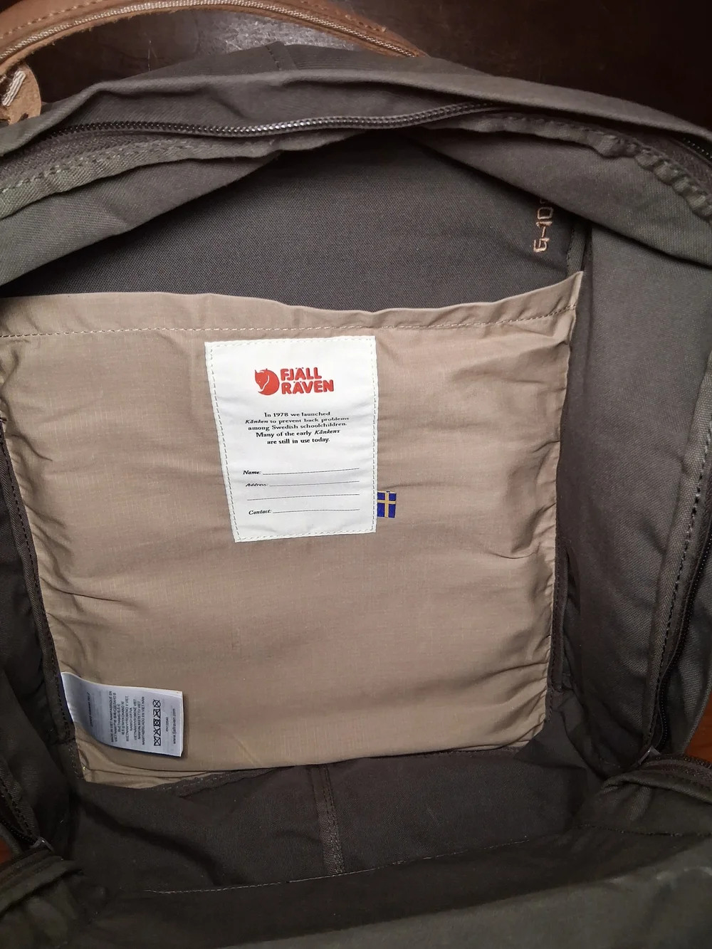 Fjallraven classic backpack